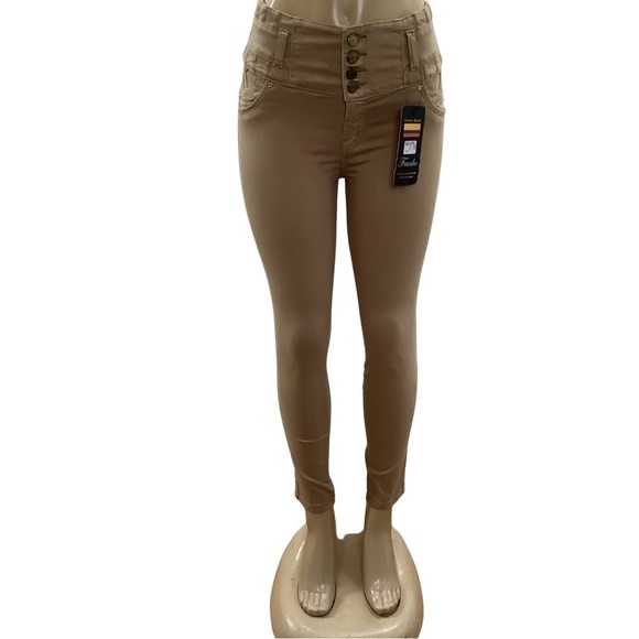 Franka Colombian Tan Butt Lifting Jean FR010 New With Tags - Picture 2 of 7